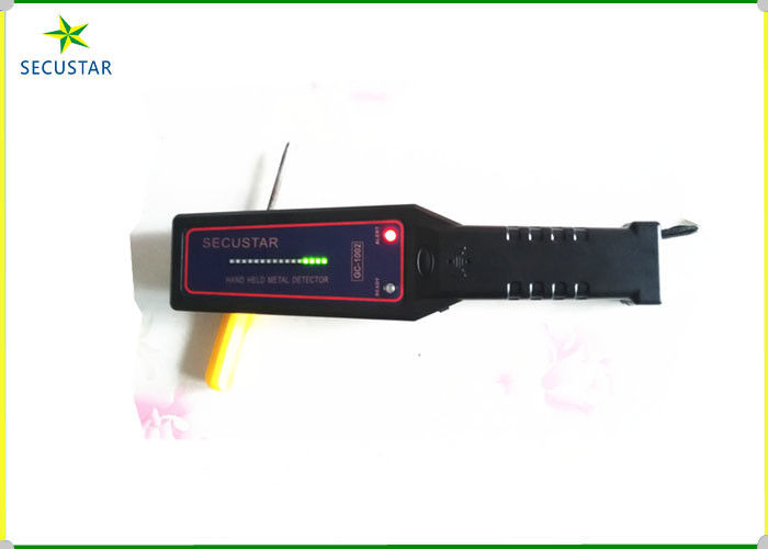 Phát hiện pin nhỏ Máy dò kim loại cầm tay Vật liệu cao su ABS cho văn phòng cảnh sát nhà cung cấp