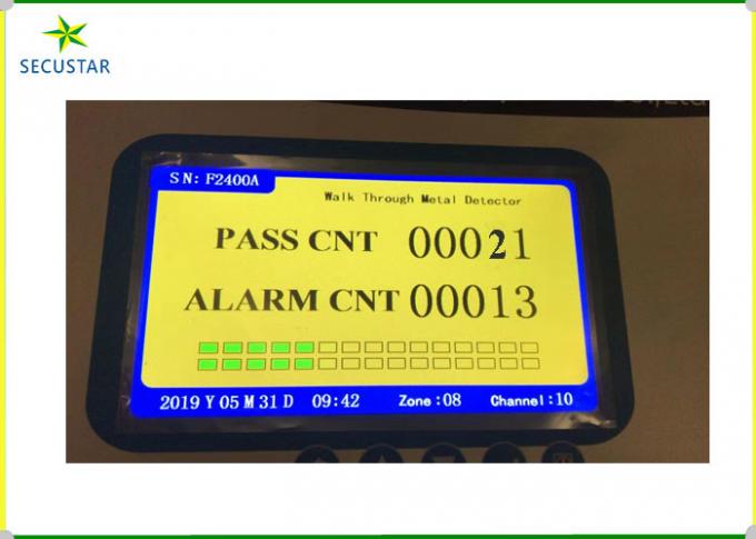 Báo động an ninh Máy dò kim loại Archway Màn hình LCD 7 inch cho cổng trường 1